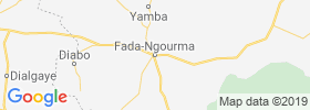 Fada N'gourma map
